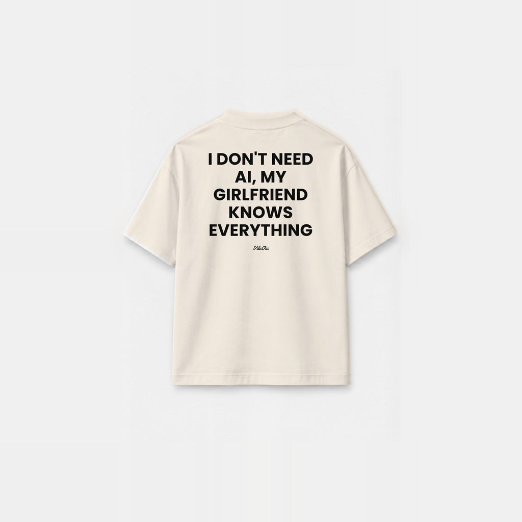 Camiseta Namorada Sabe Tudo